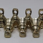 SET OF 100 2" Height Indian Brass Bells Jingle Bells For Crafts, Chimes, Christmas Décor Bells Pet Bell