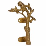 Handcrafted Design Brass Door Handle Pull (Tree)