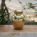 Human Ashes Brass Cremation Urn Memorials Urns for Human Ashes Suitable for Funeral Cemetery (5 INCH)