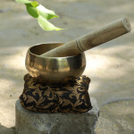 Tibetan Singing Bowl Set Meditation Bowl with Stick and Cushion