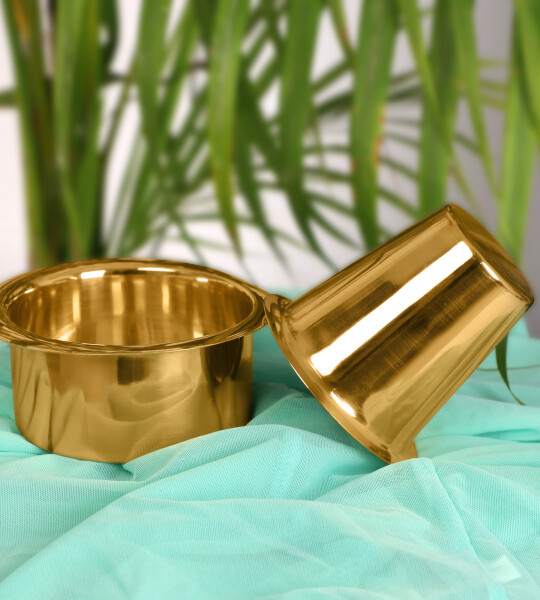 South Indian Coffee Brass Filter Handmade Tumbler Cup