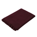 100% Woolen Meditation Shawl Blanket Wrap Oversize Scarf Stole- Dark Red