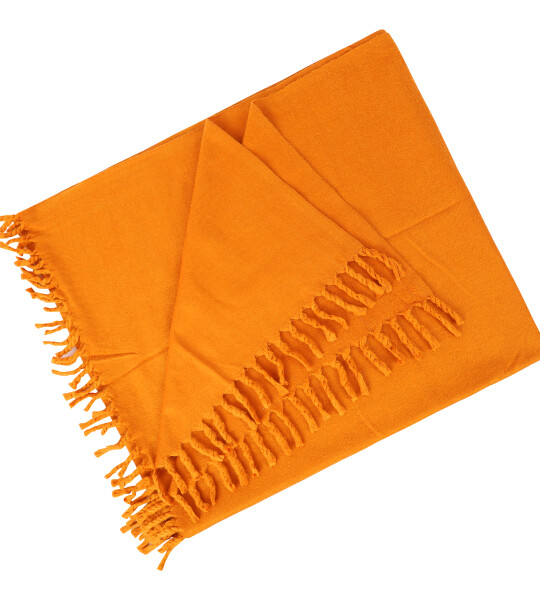 100% Woolen Meditation Shawl Blanket Wrap Oversize Scarf Stole- Yellow