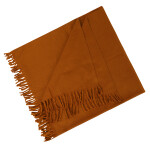 100% Woolen Meditation Shawl Blanket Wrap Oversize Scarf Stole- Orange