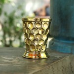 Brass Mint Julep Cup Goblet Tumbler Capacity-350 ML DIAMOND