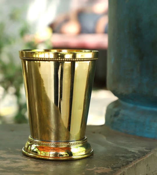 Brass Mint Julep Cup Goblet Tumbler Capacity-350 ML PLAIN