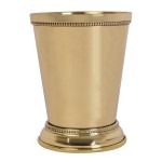 Brass Mint Julep Cup Goblet Tumbler Capacity-350 ML PLAIN