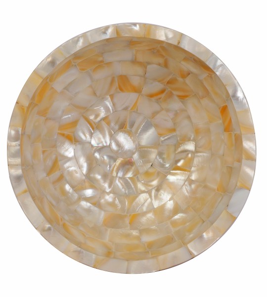 Mother of Pearl Bathroom Counter Top Accessory Bowl