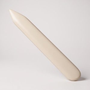Genuine Bone Folder for Paper Crafts, Leather Burnishing, Bookbinding, Scrapbooking, DIY Projects, Scoring, Creasing, Card Making (Pack of 1)